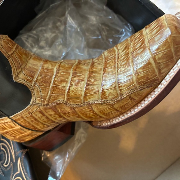 **Nearly new cayman JB Dillion— cowgirl-boots -Alligator - leather *reserve* - Picture 10 of 14